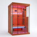 Infrared Sauna Built for Home Wellness, Canadian Hemlock Wood, Full Spectrum Heat, 1-2 Person Capacity