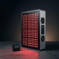 Red Light Therapy Panel Device – 660Nm Red & 850Nm near Infrared Light Therapy, LED Light Therapy Lamp, 300 Dual Chip Leds, Timer, Hanging Kit Included – PRO1500 — Studio Shot