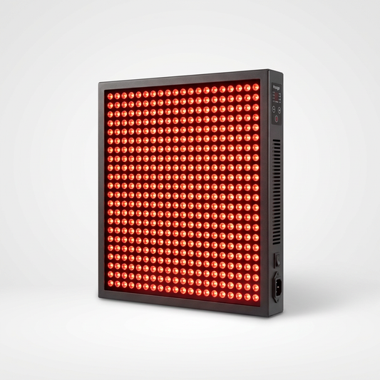 Red Light Therapy Panel Device – 660Nm Red & 850Nm near Infrared Light Therapy, LED Light Therapy Lamp, 300 Dual Chip Leds, Timer, Hanging Kit Included – PRO1500 — Studio Shot