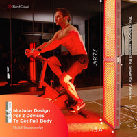 Red Light Therapy Panel, 4 Wavelengths Full Body Infrared Light Therapy, 300 Elite Grade Dual Chip Leds, FSA-HSA Red Light Device at Home, Ideal for Body, Face. Modular Design.